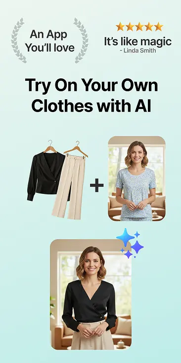 Outfit Maker app welcome screen and initial setup